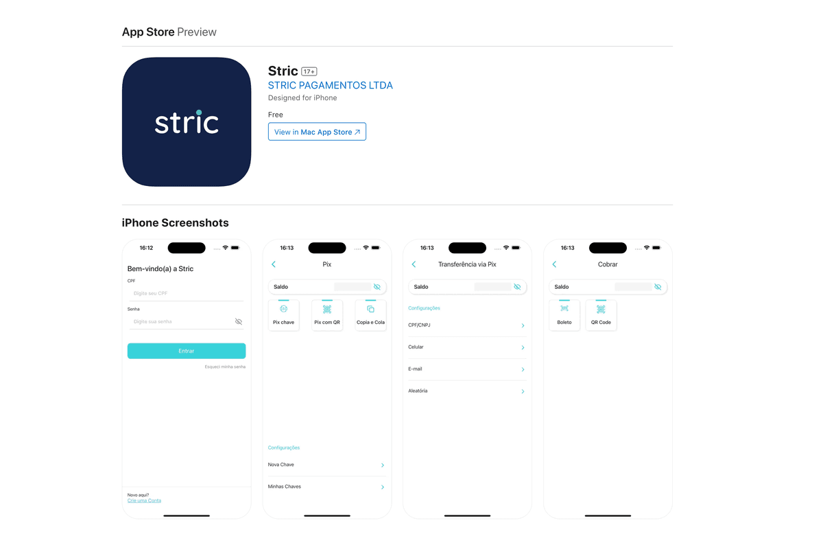 Stric's Banking App